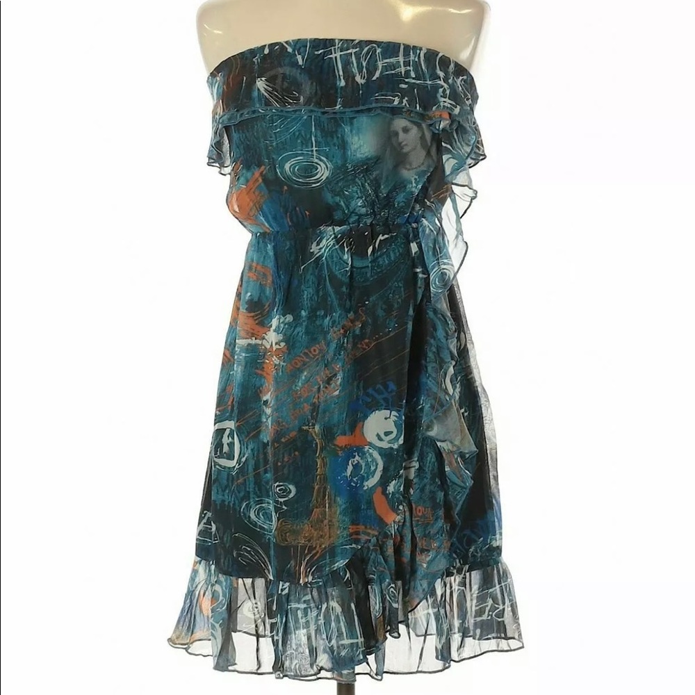 NWT Catwalk Studio Women Blue Dress S $34